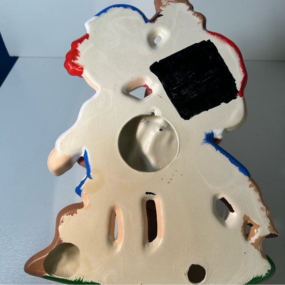 Raggedy Ann and Andy Ceramic Wall Plaque 14.5” Vintage 1970’s Hand Painted - Picture 6 of 6